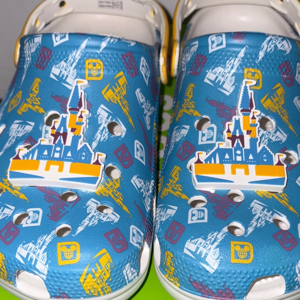 Disney  Blue and White Crocs - Picture 6 of 6
